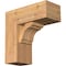 Ekena Millwork Merced Block Smooth Bracket w/ Offset Brace, Western Red Cedar, 7 1/2"W x 18"D x 18"H BKT0806X18X18MRC05SWR - alternate 1